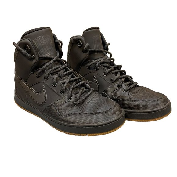 Nike Other - Nike Son of Force Sneakers High Top Gum Mid Winter Black Mens 9 (807242-009)